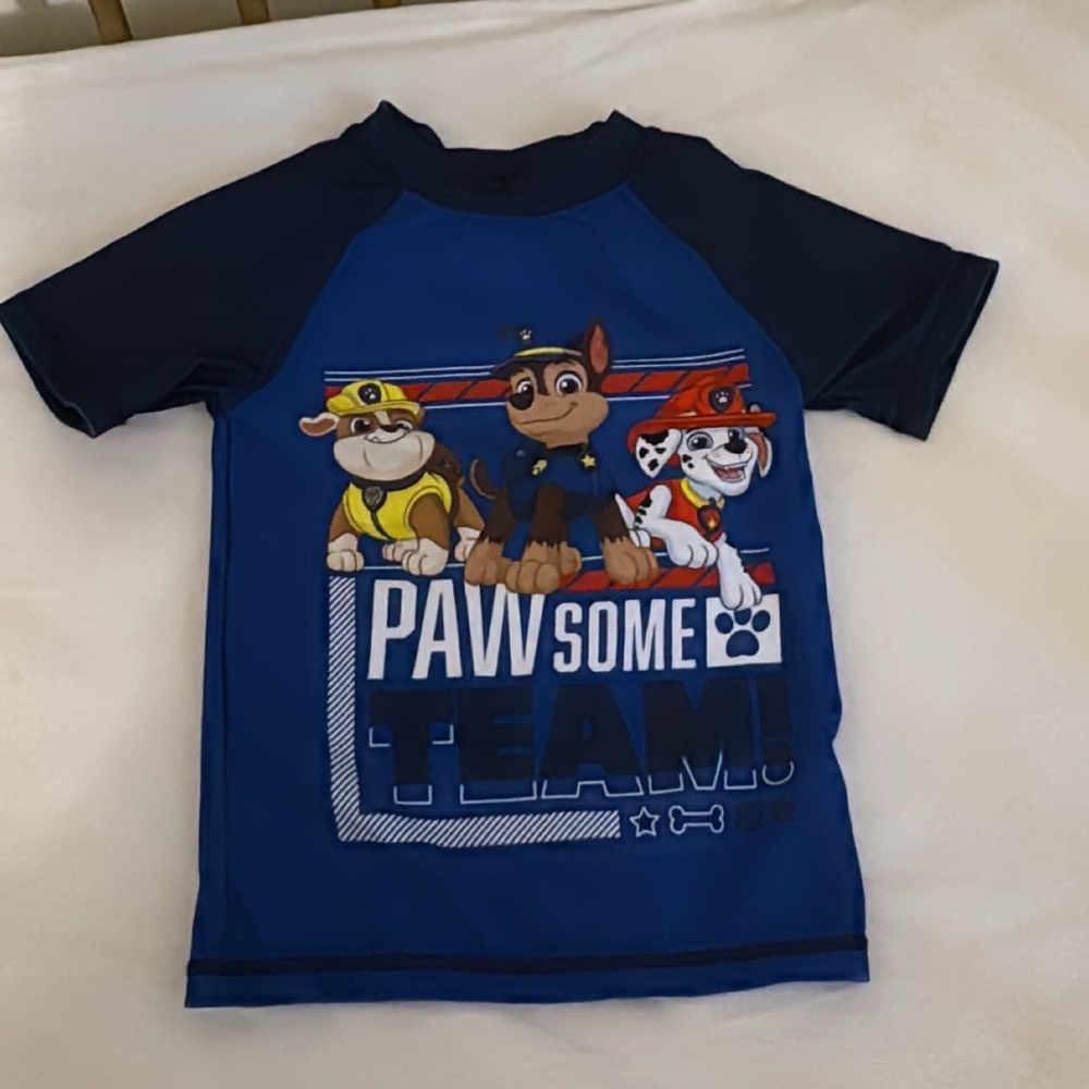 Paw Patrol Kids Swim Shirt - Blue